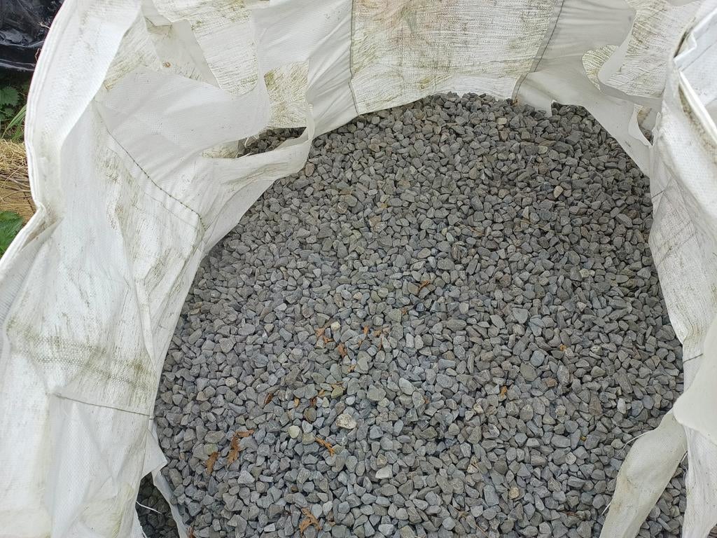 Basalt split ardenner grijs, Tuin en Terras, Grind, Keien en Split, Ophalen, Antraciet, Basalt, Split