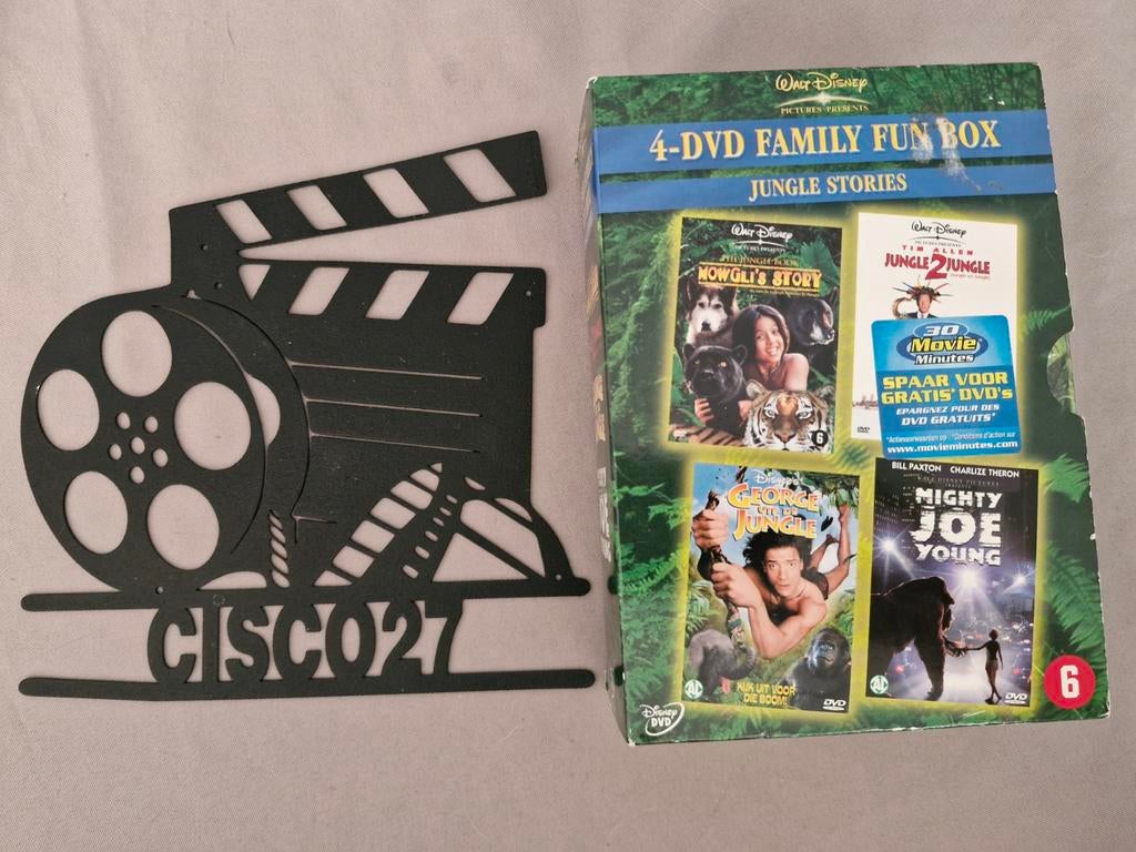 4-dvd Family Fun Box Jungle Stories, Actiekomedie, Boxset, Ophalen of Verzenden, Zo goed als nieuw
