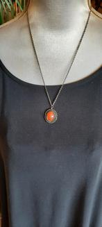 Antieke ketting  met carneool edelsteen, Marokko Afrika, Ophalen of Verzenden, Overige materialen, Ketting, Met edelsteen