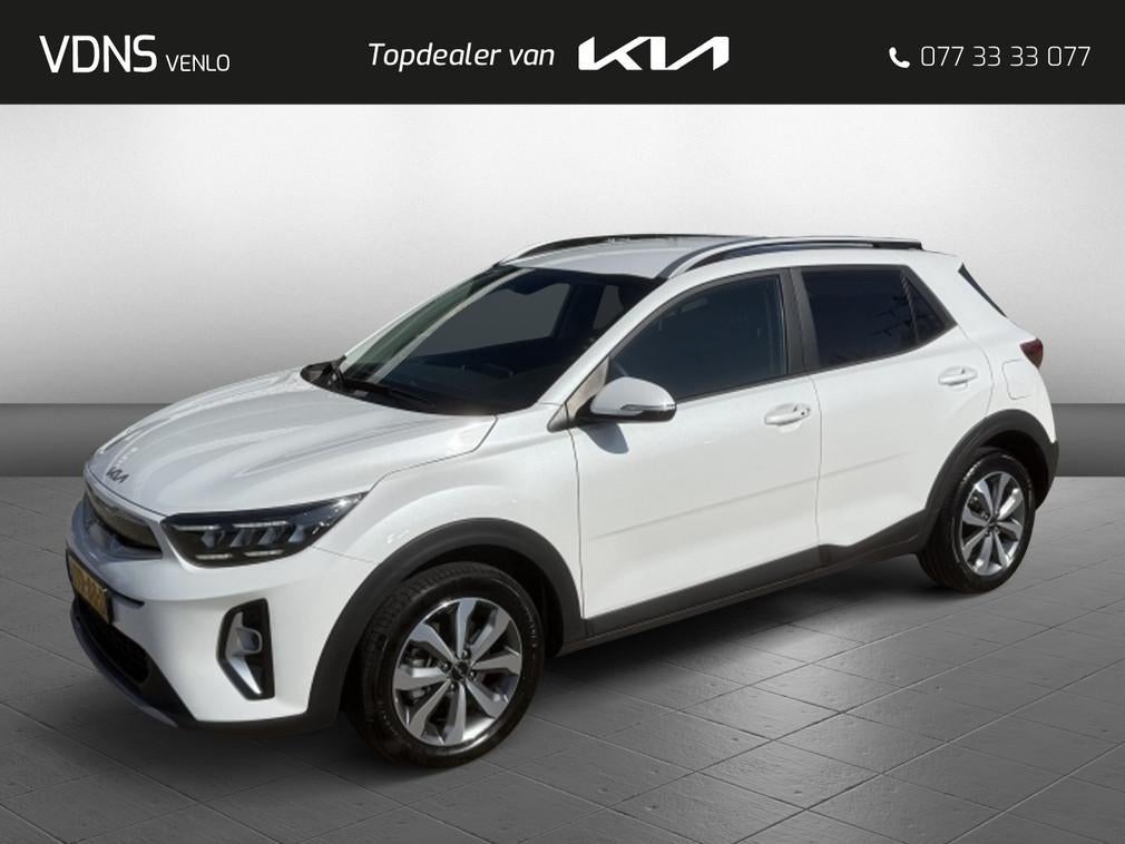 Kia Stonic 1.0 T-GDi MHEV DynamicPlusLine NAVI + CAMERA Stoe, Euro 6, 100 pk, Wit, Origineel Nederlands