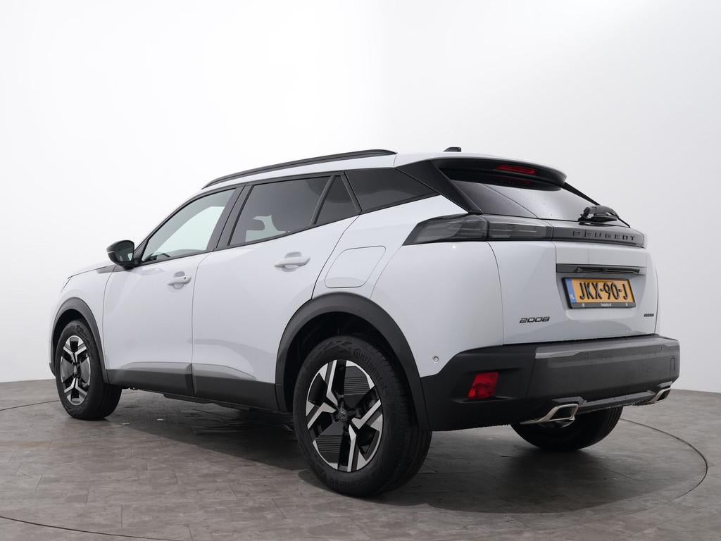 Peugeot 2008 1.2 HYBRID 145PK ALLURE E-DCS6 | Stoelverwarmin, Gebruikt, 1199 cc, Leder en Stof, Wit