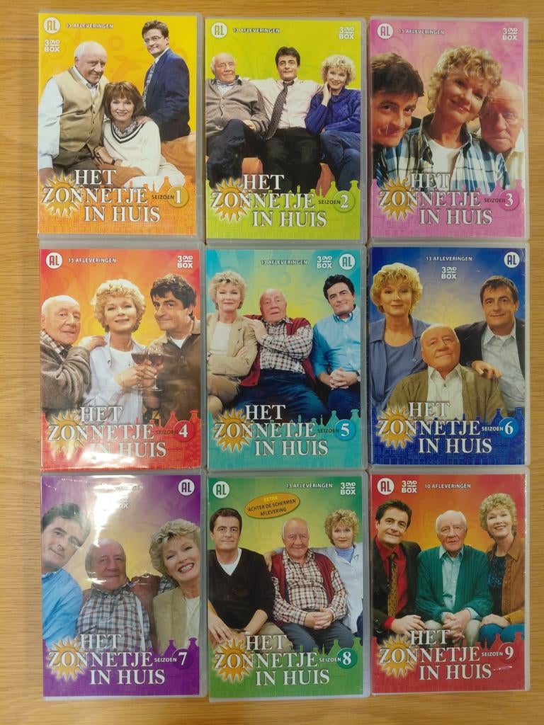 Het Zonnetje in Huis - Complete DVD Boxset (S1-9) IZGST!, Alle leeftijden, Boxset, Ophalen of Verzenden, Zo goed als nieuw
