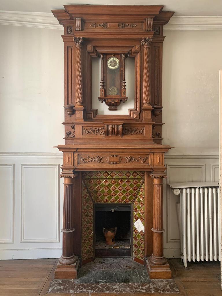 Parijse openhaard ombouw, Huis en Inrichting, Haarden, Gebruikt, Houthaard, Ophalen of Verzenden