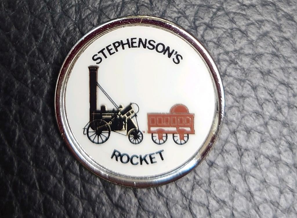 Stephenson 's Rocket stoomtrein speldje, Ophalen of Verzenden, Zo goed als nieuw, Trein, Overige typen