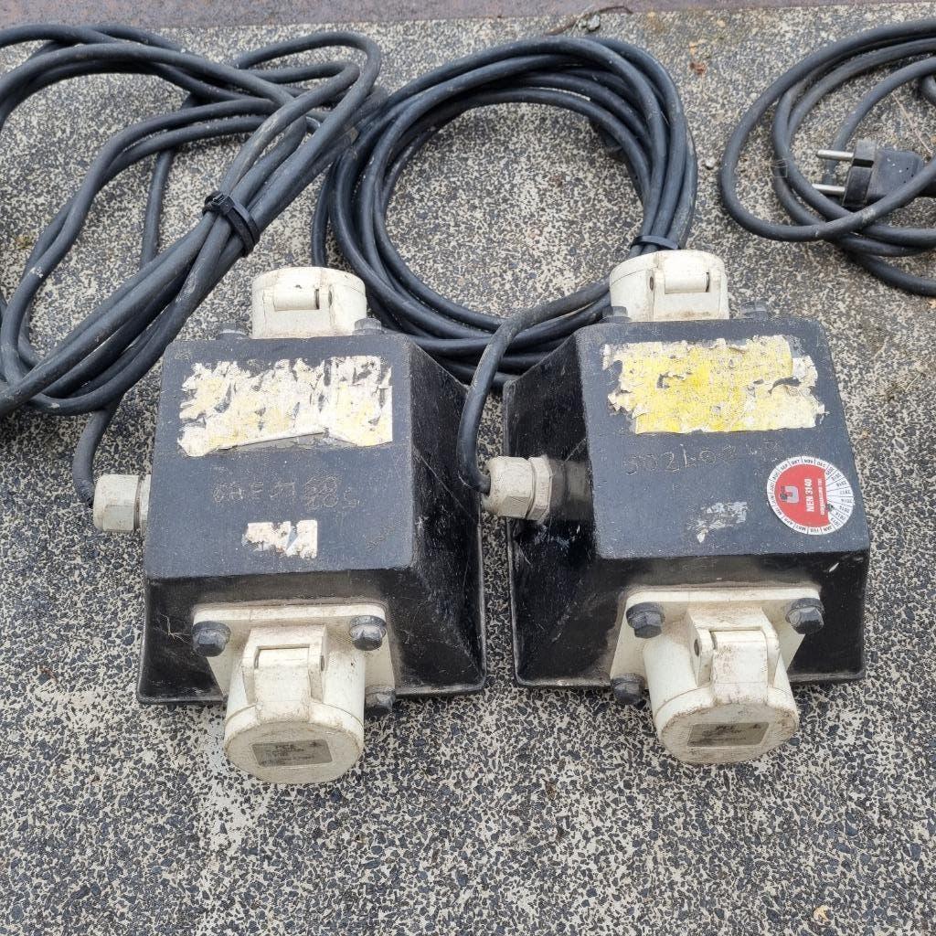4x  oude scheidings trafo 230-42 volt, Hobby en Vrije tijd, Ophalen, Nieuw