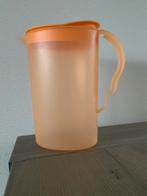 Tupperware waterkan sapkan 2,1 liter Oranje, Ophalen of Verzenden, Zo goed als nieuw, Overige typen