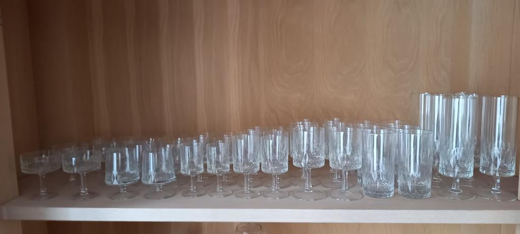 Kristallen glas  servies Cristal D'arque, Verzamelen, Glas en Borrelglaasjes, Ophalen of Verzenden, Zo goed als nieuw, Overige typen