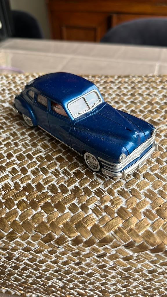Chrysler Windsor Solido 1/43 Blauw, Ophalen of Verzenden, Zo goed als nieuw, Auto, Solido
