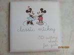 NIEUWSTAAT Classic Mickey MOUSE 3D Cutting sheets PAPER PACK, Ophalen of Verzenden, Mickey Mouse, Zo goed als nieuw, Papier, Kaart of Schrift