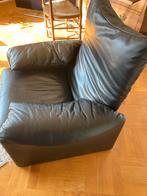 Cassina Fauteuil - Hoogste Kwaliteit Leer - Zwart, Huis en Inrichting, Fauteuils, Ophalen, Gebruikt, Minder dan 75 cm, Leer