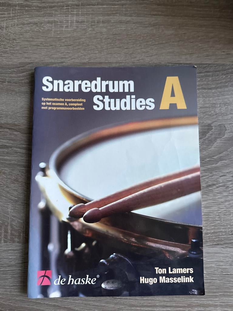 Snaredrum Studies A - Ton Lamers & Hugo Masselink, Muziek en Instrumenten, Bladmuziek, Gebruikt, Overige genres, Drums of Percussie