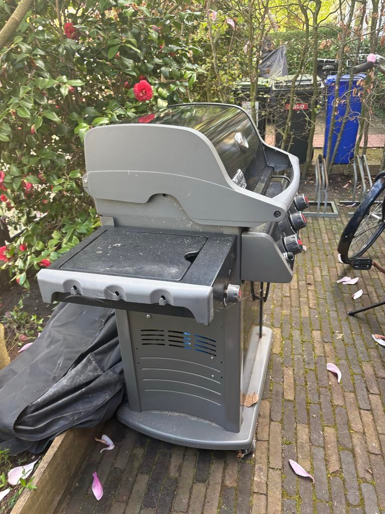 Weber Spirit Gasbarbecue met hoes, Tuin en Terras, Gasbarbecues, Gebruikt, Ophalen of Verzenden
