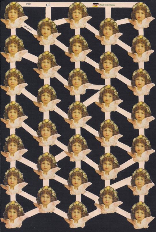 Roze Engelkopjes (33) Poëzie plaatjes 7192, Ophalen of Verzenden