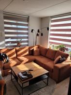 Montel Hoekbank 265x235 cm koperkleurig in NIEUWSTAAT!!, Ophalen, Zo goed als nieuw, Stof, MODERN