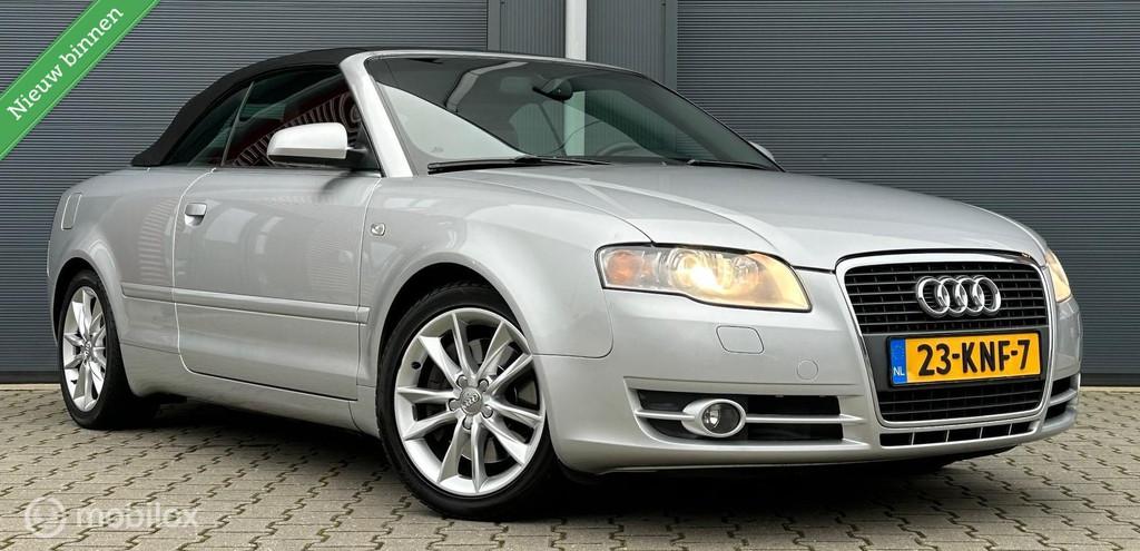 Audi A4 Cabriolet 2.0 TFSI 200PK Bi-Xenon/DRL/Navi+/Leder/Cl, Auto's, Audi, Voorwielaandrijving, Gebruikt, 4 cilinders, 4 stoelen