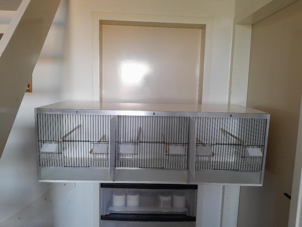 Gehu vogelkooi, Dieren en Toebehoren, Vogels | Hokken en Kooien, Ophalen, Gebruikt, Overige materialen, Vogelkooi