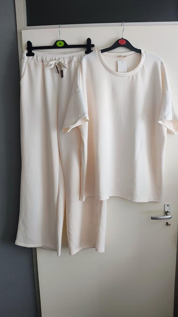 Tweedelig pak, Kleding | Dames, Ophalen of Verzenden, Nieuw, Maat 38/40 (M), Wit