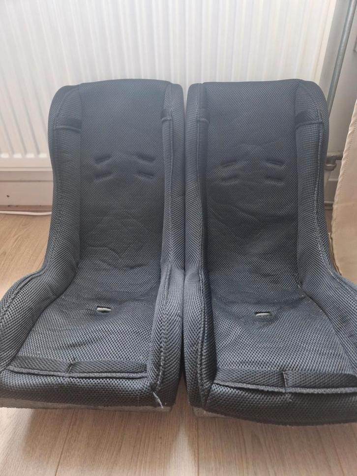 Melia peuterschaal met bevestigingsset voor Gazelle Makki, Fietsen en Brommers, Fietsaccessoires | Fietsstoeltjes, Gebruikt, 0 t/m 18 kg