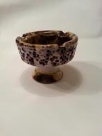 Retro lava asbak op voet gevlamd glazuur jaren 70 decoratief, Ophalen, Huis en Inrichting