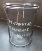 Glazen Windlicht, Overige materialen, Ophalen of Verzenden, Zo goed als nieuw, Kandelaar