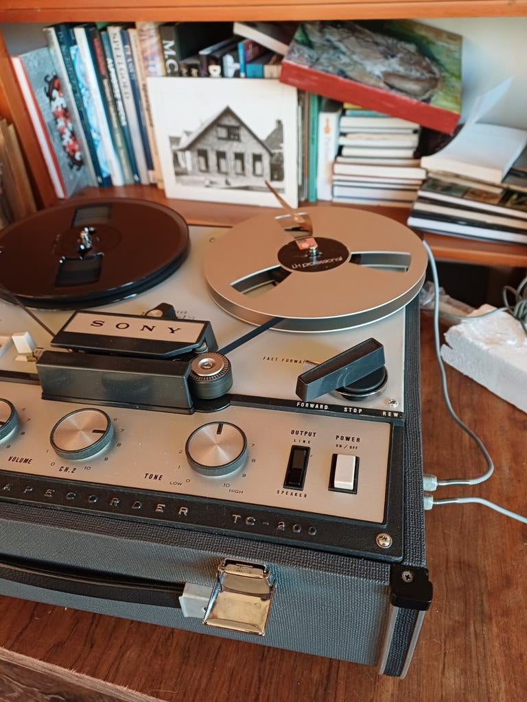 Sony TC-200 Bandrecorder uit 1965 - Nieuwstaat, compleet, Ophalen of Verzenden, Bandrecorder