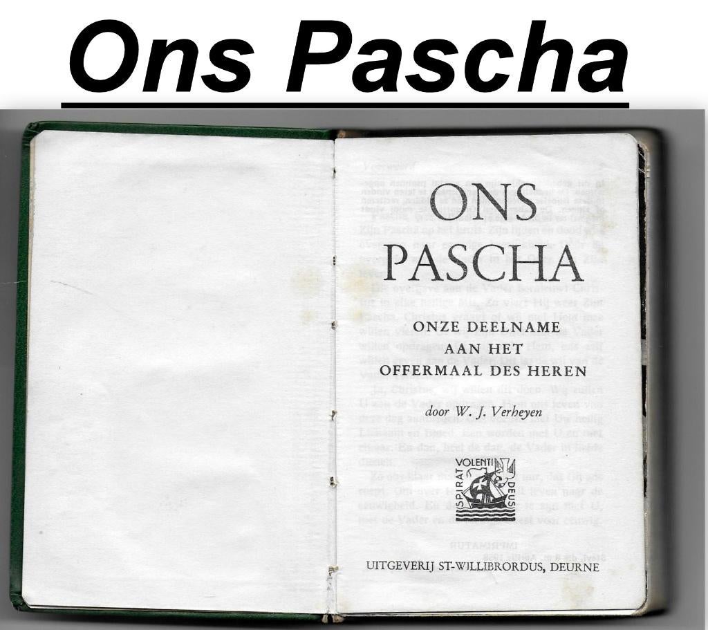Bo46 Kerkboek: Ons Pascha, Ophalen of Verzenden, Gebruikt, Boek, Christendom | Katholiek