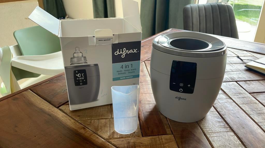 Difrax flessenwarmer., Kinderen en Baby's, Babyvoeding en Toebehoren, Ophalen of Verzenden, Zo goed als nieuw, Flessen- of potjesverwarmer
