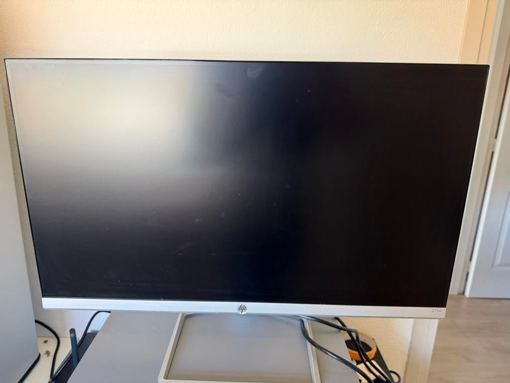 HP 27fw 27 inch monitor, Ophalen, Gebruikt, IPS, Full HD