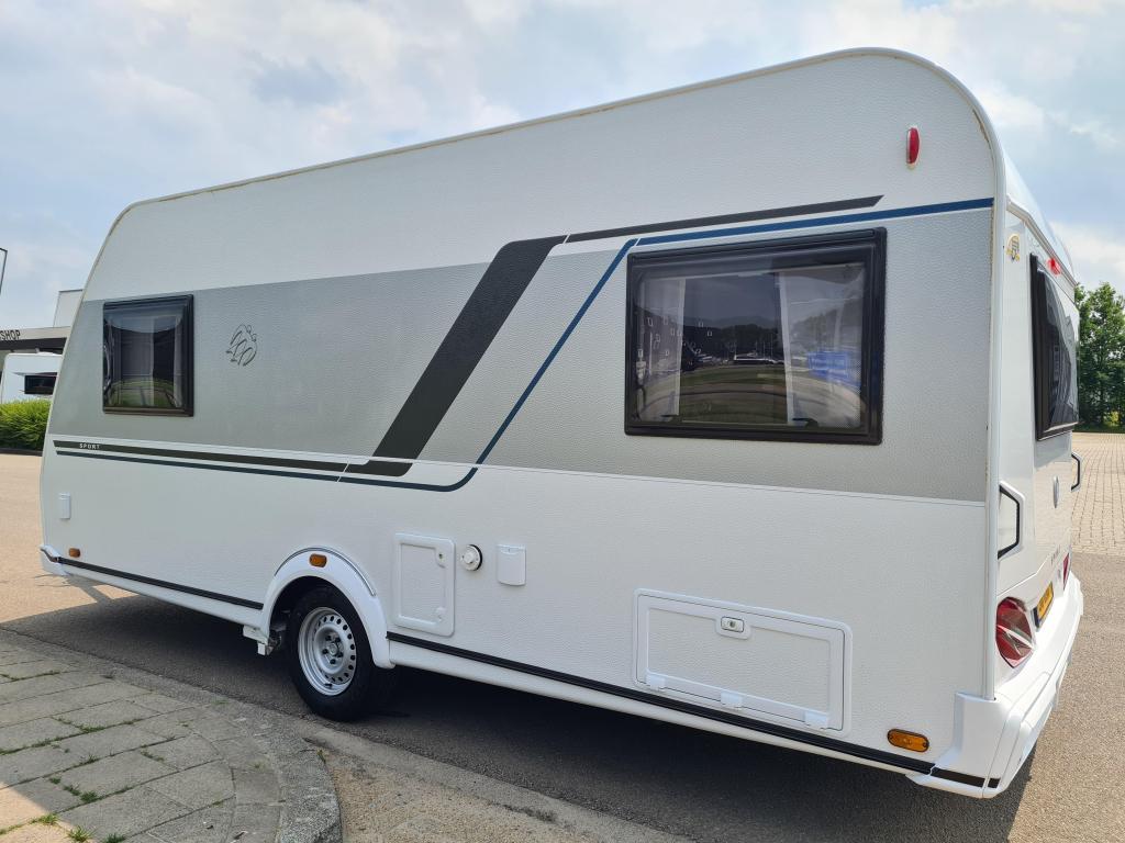 Knaus Sport 460 EU Mover!, Caravans en Kamperen, Schokbreker, Bedrijf, Treinzit, 5 tot 6 meter