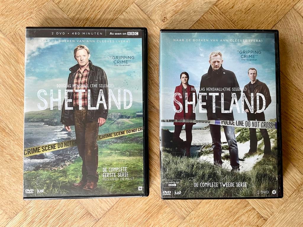 Shetland - Serie 1 en 2 op DVD (krasvrij, met NL), Boxset, Ophalen of Verzenden, Zo goed als nieuw, Vanaf 12 jaar