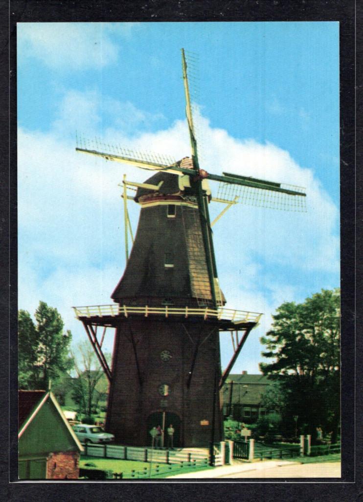 molen; Koren- en Pelmolen De Eendracht te Anjum., Verzenden, 1980 tot heden, Ongelopen, Friesland