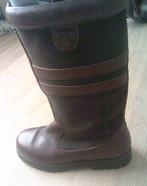 HUMAN NATURE zgan bruine leren laarzen waterproof 39, Kleding | Dames, Schoenen, Hoge laarzen, Bruin, Verzenden, Zo goed als nieuw