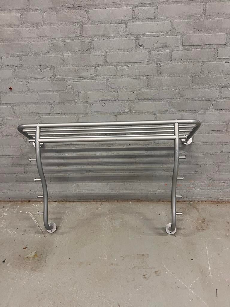IKEA Kapstok Zilvergrijs - Wandkapstok met hoedenplank, Huis en Inrichting, Woonaccessoires | Kapstokken, Wandkapstok, Gebruikt