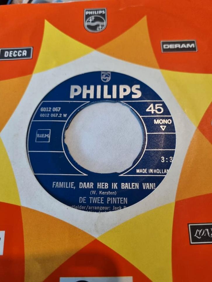 De Twee Pinten - Familie, Daar Heb Ik Balen Van! (Single), Cd's en Dvd's, Vinyl Singles, Gebruikt, Single, Nederlandstalig, 7 inch