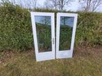 Twee openslaande deuren met glas, Ophalen, Gebruikt, 120 cm of meer, Minder dan 200 cm