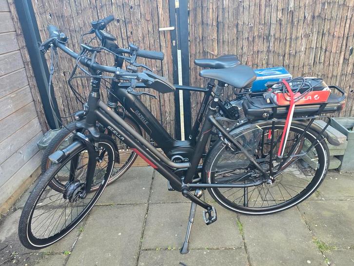 Gazelle Grenoble HMB& Stella Vicenza FD1427&728KM Nieuwstaat, Fietsen en Brommers, Elektrische fietsen, Zo goed als nieuw, Gazelle