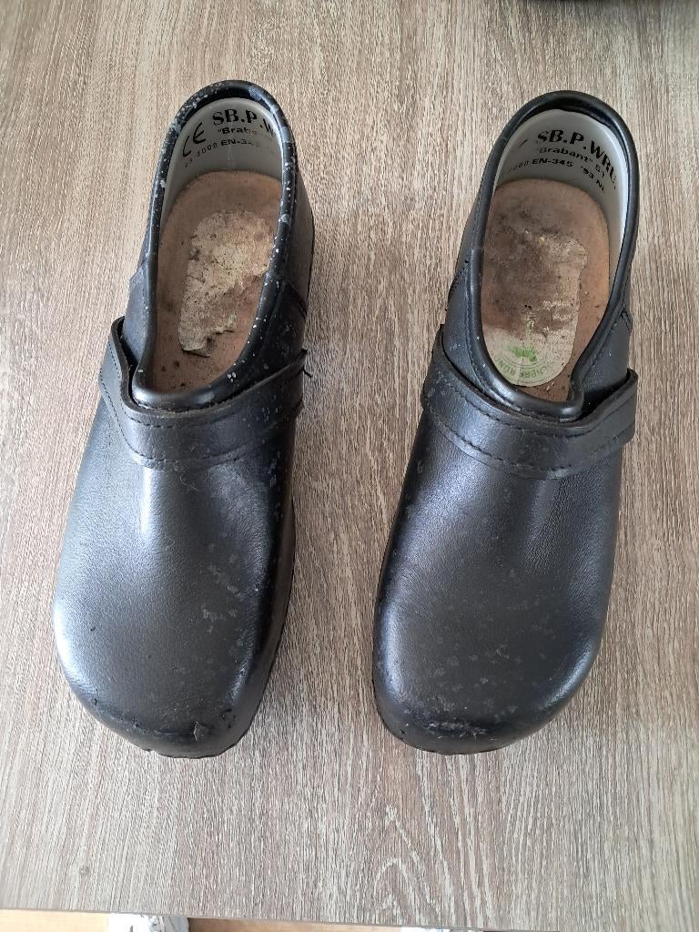 Nog Hele Goede Zwarte Leren Klompen Maat 42, Kleding | Heren, Schoenen, Klompen, Zwart, Ophalen of Verzenden, Gedragen