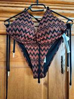 Bikini, mt. 40/42(L), zwart/koperkleurig, Ophalen of Verzenden, Zo goed als nieuw, Zwart, Bikini