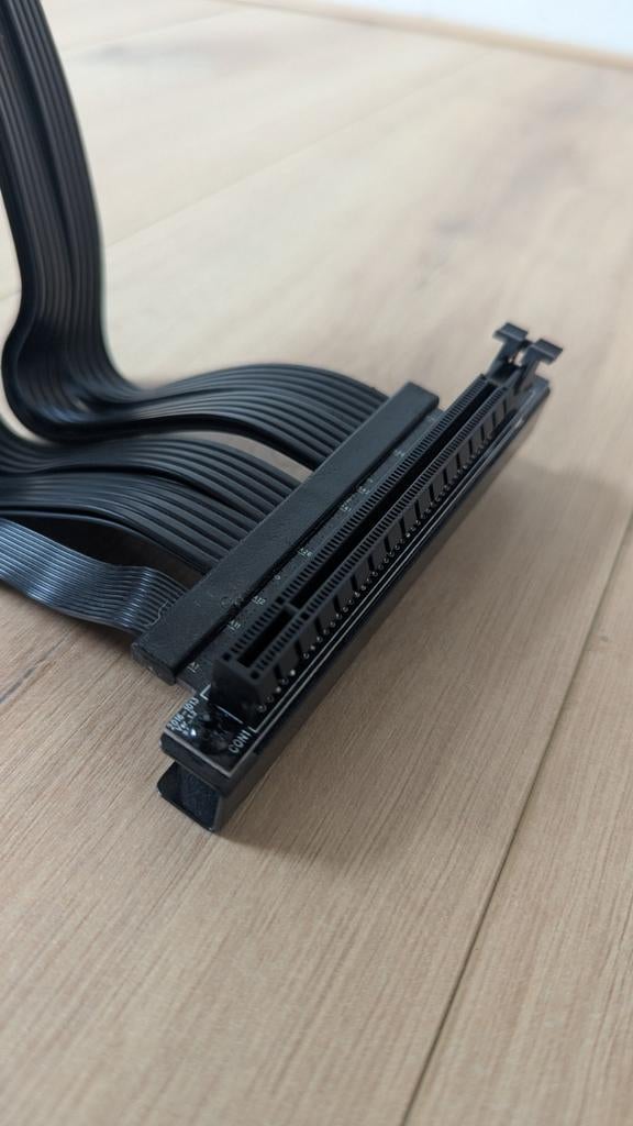 PCIe Riser Kabel voor Horizontale Videokaart Installatie, Ophalen of Verzenden