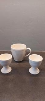 Wedgwood servies /eierdoppen 2× /beker, Overige typen, Ophalen of Verzenden, Zo goed als nieuw, Wedgwood