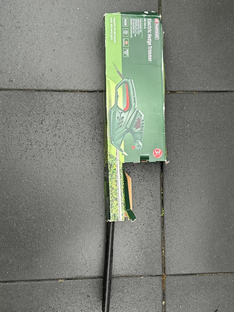 Parkside Elektrische Heggenschaar PHS 450 A1 - Nieuw in doos, Ophalen, Nieuw, Elektrisch