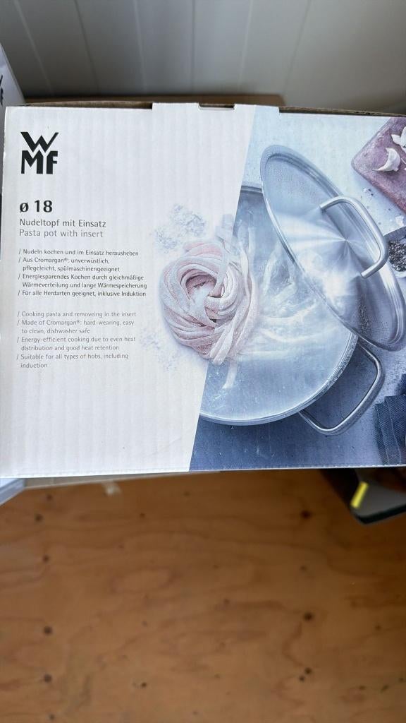 Pasta pan, Kookpan of Snelkookpan, Nieuw, Ophalen of Verzenden, Rvs