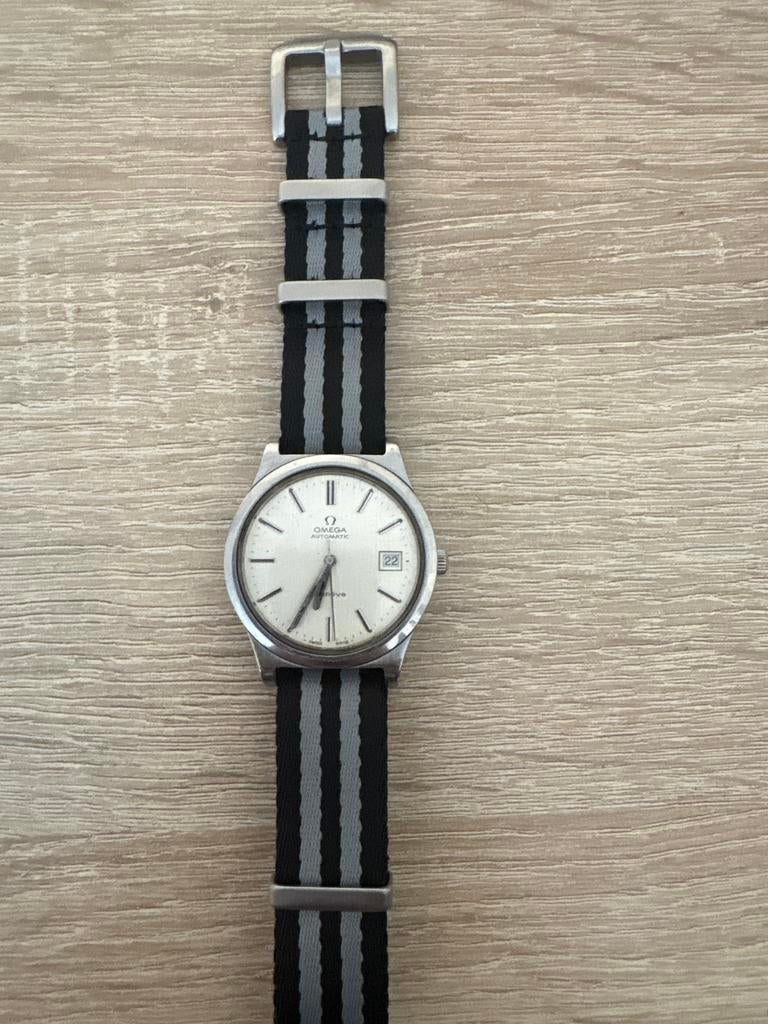 Vintage Omega Genève Automatic, Ophalen of Verzenden, Staal, Omega