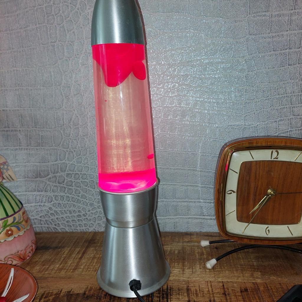 Lavalamp Rode - Sfeervolle Verlichting, Ophalen of Verzenden, Gebruikt, Retro, Modern, Sfeervol