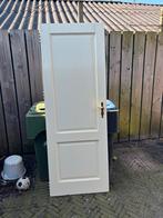 Massief houten binnendeur paneeldeur nummer 4 jaren 30, Doe-het-zelf en Verbouw, Deuren en Horren, Ophalen, Gebruikt, 80 tot 100 cm