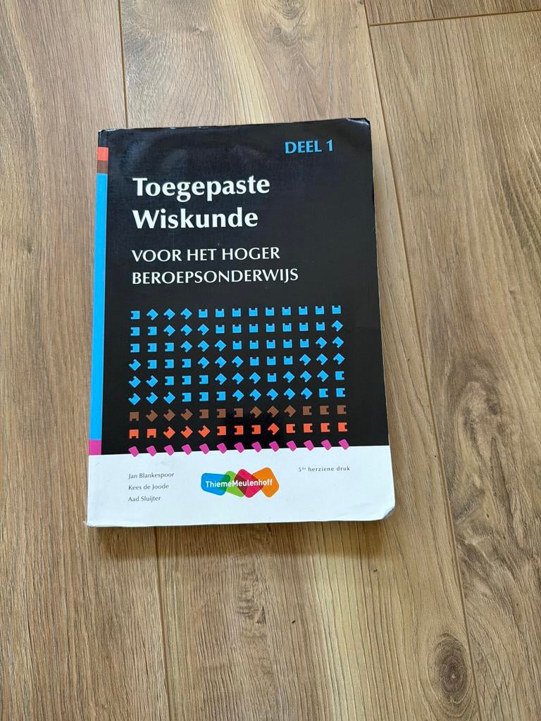 Toegepaste Wiskunde deel 1, Boeken, Ophalen of Verzenden, Beta, Gelezen, HBO