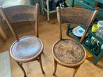Brocante houten cafestoelen van W. Baumann Cie, Antiek en Kunst, Ophalen