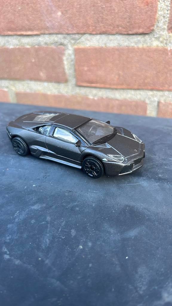 Lamborghini Reventon 1:43 grijs metalic, Ophalen of Verzenden, Zo goed als nieuw, Auto, Overige merken