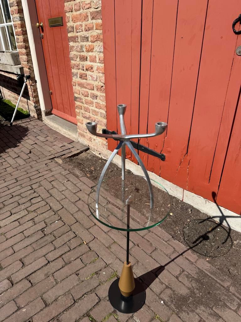 Vintage Tripod  Kandelaar, Antiek en Kunst, Ophalen, Overige materialen
