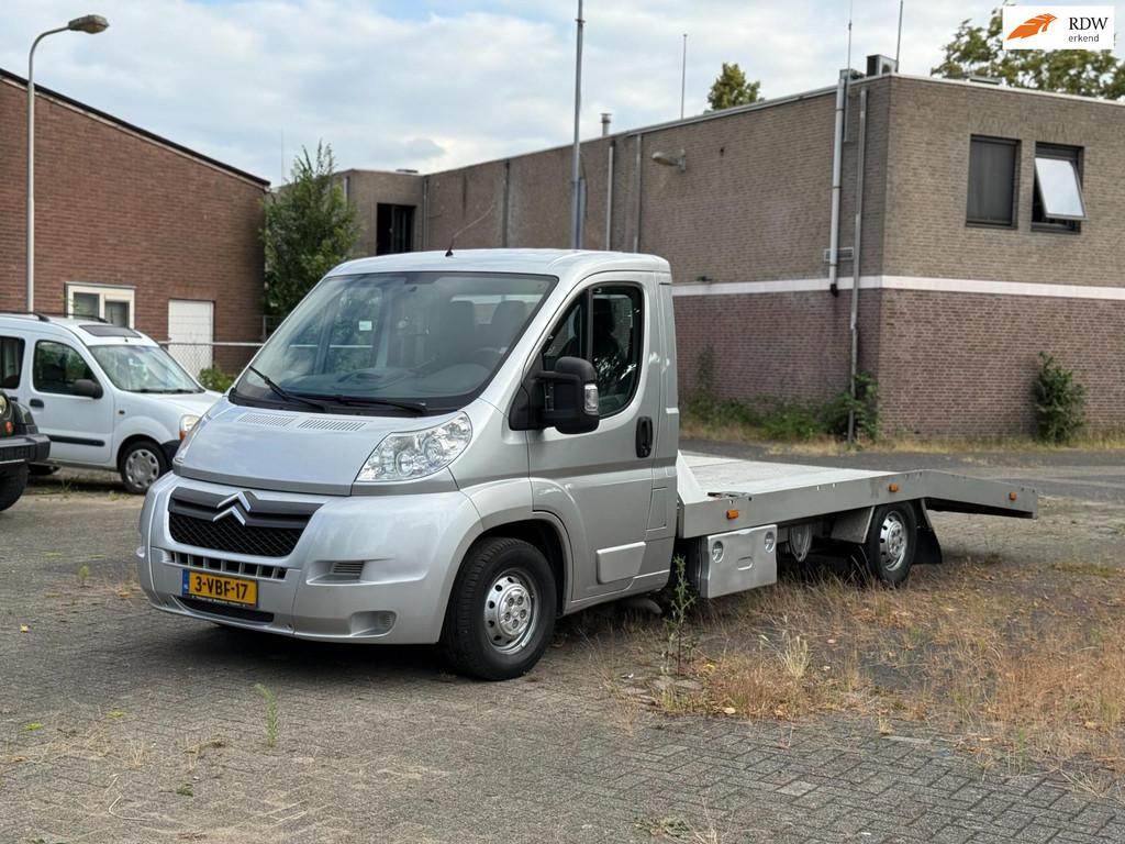 Citroen Jumper 3.0 HDI 160PK Oprijwagen N1 Airco Cruise Lier, Voorwielaandrijving, Stof, Gebruikt, Zwart